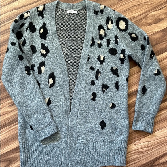 Leopard Cardigan Sweater - Picture 1 of 2